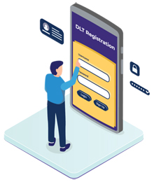 DLT SMS Template Registration India - Fivo SMS